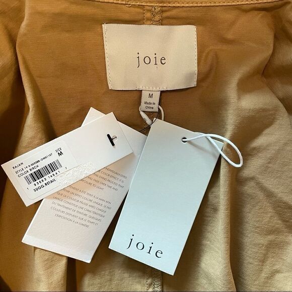 Joie Rajan Jacket Birch Military Style Lightweight - Picture 9 of 14